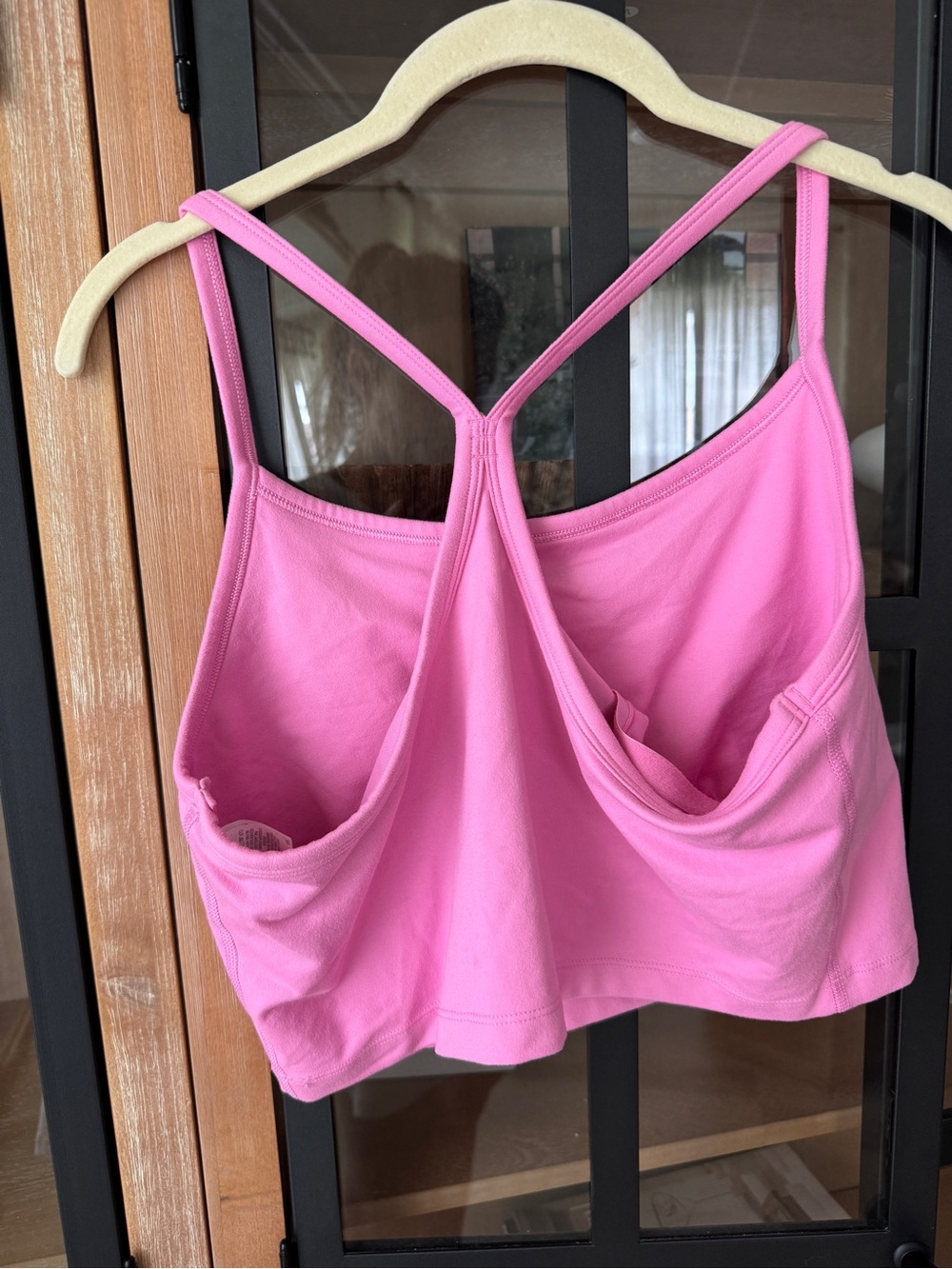Aerie Recharge sports bra long line tank top The Hugger planet pink bubblegum - Picture 4 of 7